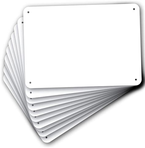 sign white sheet metal|white aluminum signs.